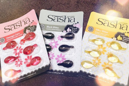 B 拡散 キャンドゥ新商品 Sasha サーシャ ヘアビタミンオイル 色と効果 使用方法は エリップス姉妹品 Jocee